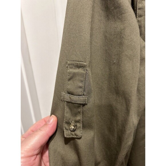 SHE SAFARI Hunter Khaki Shirt Button Up Long Sleeve Women's Size 2XL XXL - Picture 3 of 9